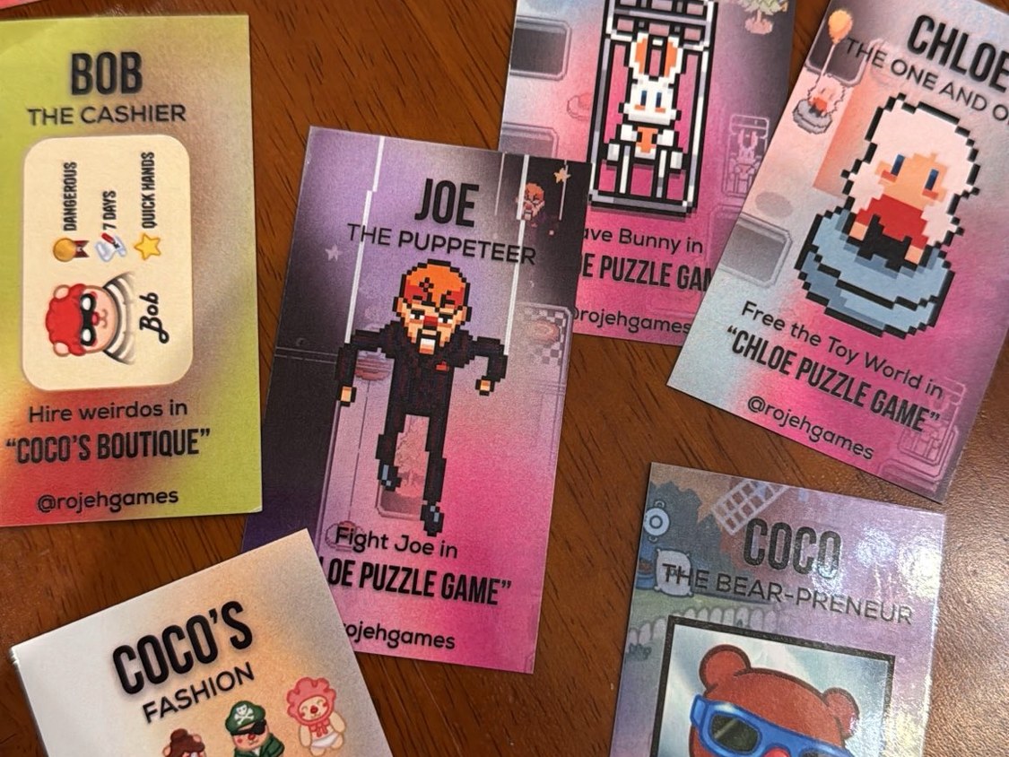 Collectible character cards
